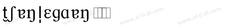 Van Reglan字体转换